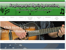 Tablet Screenshot of fundamentalmusicinstruction.com